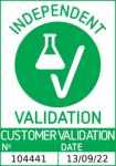 'Independent Validation' Badge