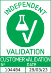 Successfully validated 'Independent Validation' Badge