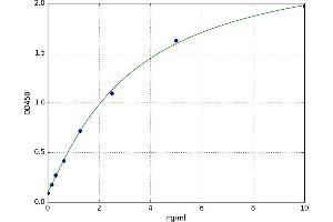 A typical standard curve