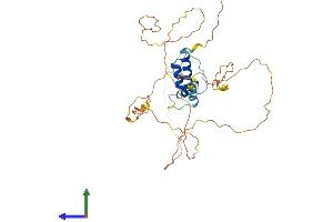 AlphaFold protein structure predicition of Mouse Recombinant Ssbp2 Protein, UniprotID Q9CYZ8 (SSBP2 Protein (AA 1-361) (His tag))