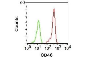 FACS staining of human PBMC using CD46 antibody (122. (CD46 antibody)