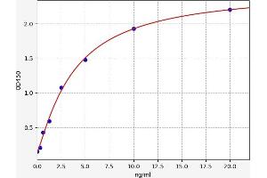 Typical standard curve (NOX3 ELISA Kit)