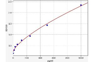 Typical standard curve (DEGS2 ELISA Kit)