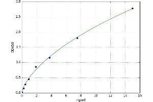 A typical standard curve