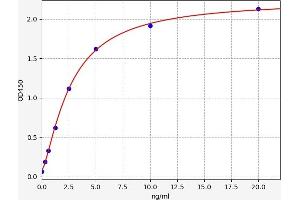 Typical standard curve (SMAD7 ELISA Kit)