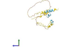 AlphaFold protein structure predicition of Mouse Recombinant Map6d1 Protein, UniprotID Q14BB9