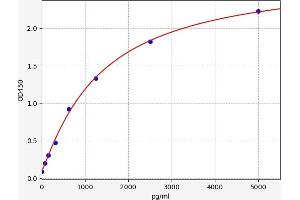 Typical standard curve (ENO2/NSE ELISA Kit)