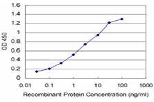 Detection limit for recombinant GST tagged NALP12 is approximately 0. (NLRP12 antibody  (AA 1-110))