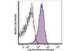Flow Cytometry (FACS) image for anti-Fms-Related tyrosine Kinase 3 (FLT3) antibody (PE-Cy7) (ABIN2659088) (FLT3 antibody  (PE-Cy7))