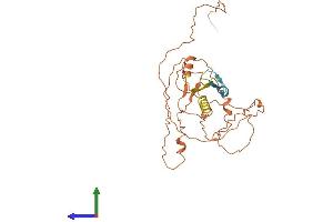 AlphaFold protein structure predicition of Mouse Recombinant Cpxcr1 Protein, UniprotID Q3V0P1 (CPXCR1 Protein (AA 1-322) (His tag))