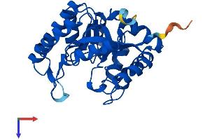 Protein Structure (PS) image for TatD DNase Domain Containing 3 (TATDN3) (AA 1-274) protein (His tag) (ABIN7544230)