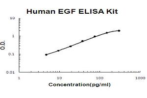 Human EGF Accusignal ELISA Kit Human EGF AccuSignal ELISA Kit standard curve. (EGF ELISA Kit)