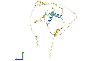 AlphaFold protein structure predicition of Mouse Recombinant Spata25 Protein, UniprotID Q9DA57 (SPATA25 Protein (AA 1-226) (His tag))