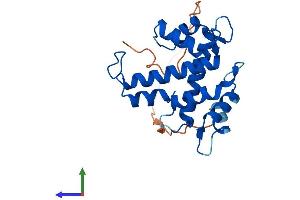 AlphaFold protein structure predicition of Human Recombinant GCA Protein, UniprotID P28676