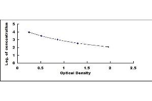 Typical standard curve (DHEA ELISA Kit)