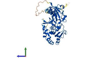 Protein Structure (PS) image for Fucosyltransferase 6 (Alpha (1,3) Fucosyltransferase) (FUT6) (AA 1-359) protein (His tag) (ABIN7547786)