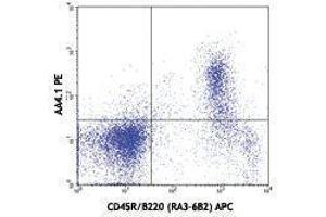 Flow Cytometry (FACS) image for anti-CD93 (CD93) antibody (PE) (ABIN2663652) (CD93 antibody  (PE))