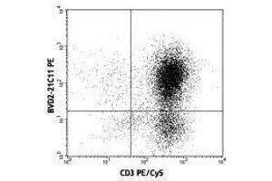 Flow Cytometry (FACS) image for anti-Colony Stimulating Factor 2 (Granulocyte-Macrophage) (CSF2) antibody (PE) (ABIN2663709) (GM-CSF antibody  (PE))