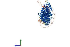 AlphaFold protein structure predicition of Human Recombinant INTS10 Protein, UniprotID Q9NVR2