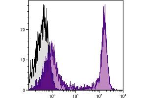 Flow Cytometry (FACS) image for anti-Protein tyrosine Phosphatase, Receptor Type, C (PTPRC) antibody (Biotin) (ABIN135229)
