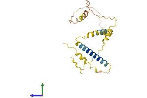 AlphaFold protein structure predicition of Mouse Recombinant Ptprcap Protein, UniprotID Q64697 (PTPRCAP Protein (AA 1-197) (His tag))