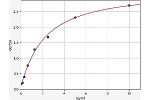 Typical standard curve (PDIA5 ELISA Kit)