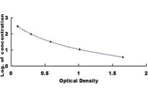 Typical standard curve (Endomorphin 2 ELISA Kit)