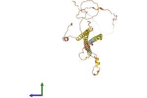 AlphaFold protein structure predicition of Human Recombinant NPIPA7 Protein, UniprotID E9PJI5 (NPIPA7 Protein (AA 1-369) (His tag))