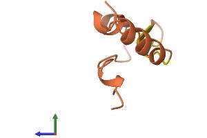 AlphaFold protein structure predicition of Human Recombinant KRTAP21-3 Protein, UniprotID Q3LHN1