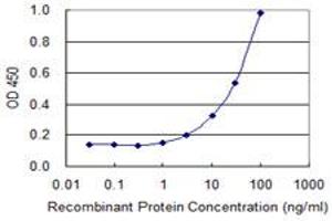Detection limit for recombinant GST tagged PPARA is 1 ng/ml as a capture antibody. (PPARA antibody  (AA 1-258))