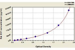 Typical Standard Curve (TJP1 ELISA Kit)
