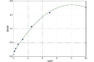 A typical standard curve