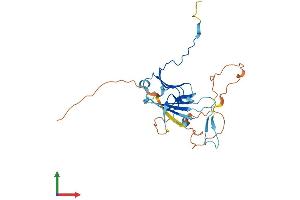 AlphaFold protein structure predicition of Human Recombinant GUSBP11 Protein, UniprotID Q6P575 (GUSBP11 Protein (AA 1-273) (His tag))
