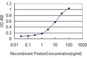 Detection limit for recombinant GST tagged ZAP70 is approximately 0. (ZAP70 antibody  (AA 1-493))