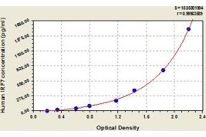 Typical Standard Curve (IRF7 ELISA Kit)