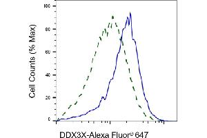Flow cytometric analysis of DDX3X expression in HepG2 cells using DDX3X antibody (ABIN7798286), 1:2,000). (DDX3X antibody)