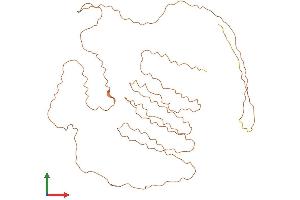 AlphaFold protein structure predicition of Human Recombinant KRTAP10-4 Protein, UniprotID P60372 (KRTAP10-4 Protein (AA 1-401) (His tag))