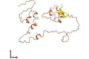 AlphaFold protein structure predicition of Human Recombinant KRTAP1-1 Protein, UniprotID Q07627