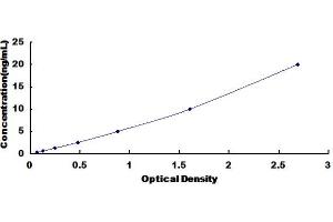 Typical standard curve (GLDC ELISA Kit)