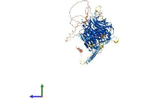 AlphaFold protein structure predicition of Human Recombinant STXBP5L Protein, UniprotID Q9Y2K9 (STXBP5L Protein (AA 1-1186) (His tag))