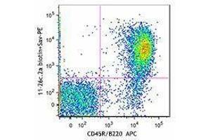 Flow Cytometry (FACS) image for Rat anti-Mouse IgD antibody (Biotin) (ABIN2667085) (Rat anti-Mouse IgD Antibody (Biotin))