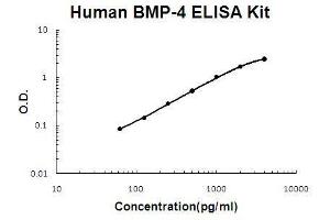 Human BMP-4 PicoKine ELISA Kit standard curve (BMP4 ELISA Kit)