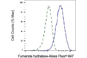 Validation of Fumarate hydratase knockdown using flow cytometry. (FH antibody)