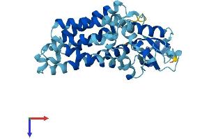 AlphaFold protein structure predicition of Mouse Recombinant Sfxn3 Protein, UniprotID Q91V61 (SFXN3 Protein (AA 1-321) (His tag))
