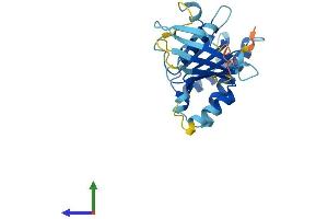 AlphaFold protein structure predicition of Human Recombinant SWSAP1 Protein, UniprotID Q6NVH7 (SWSAP1 Protein (AA 1-229) (His tag))