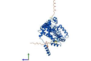 AlphaFold protein structure predicition of Mouse Recombinant Rgs7 Protein, UniprotID O54829 (RGS7 Protein (AA 1-469) (His tag))