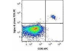 Flow Cytometry (FACS) image for anti-Sialic Acid Binding Ig-Like Lectin 8 (SIGLEC8) antibody (PE) (ABIN2663883) (SIGLEC8 antibody  (PE))