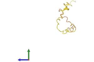AlphaFold protein structure predicition of Human Recombinant KRTAP19-8 Protein, UniprotID Q3LI54