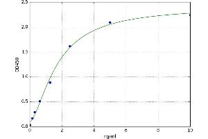 A typical standard curve (TNKS2 ELISA Kit)