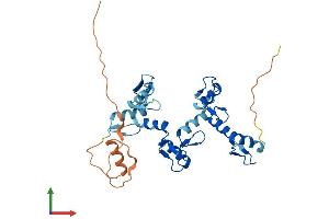 AlphaFold protein structure predicition of Human Recombinant ZNF625 Protein, UniprotID Q96I27
